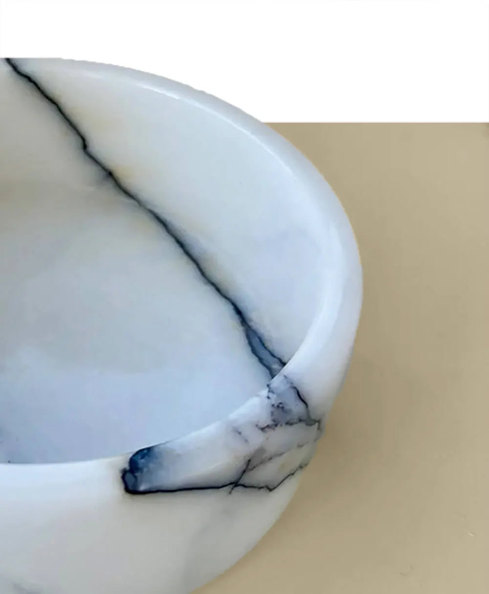 Dog Pet Marble Food Bowl 