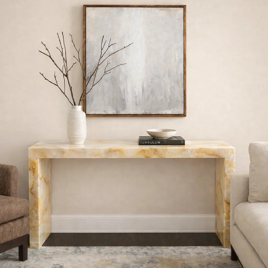 Dolomite Spica Marble console Table