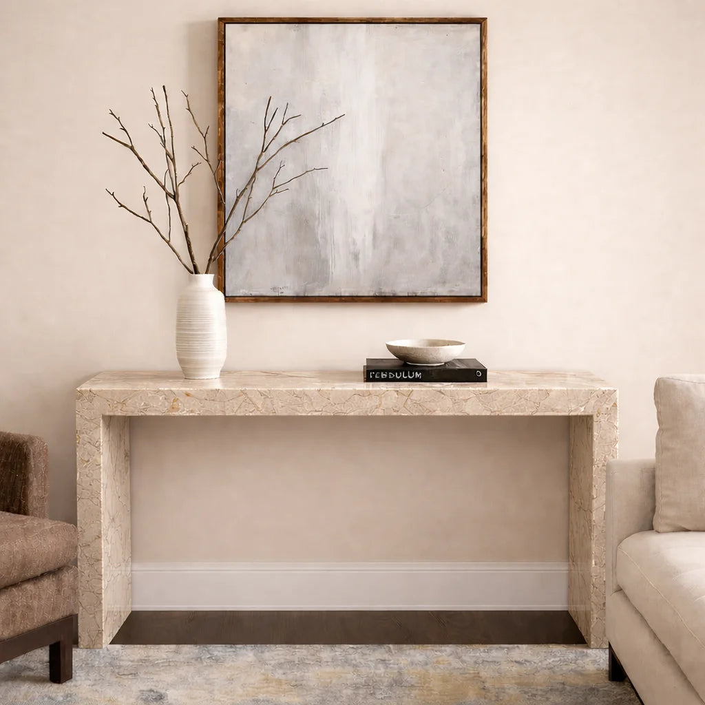 Dolomite Spica Marble console Table