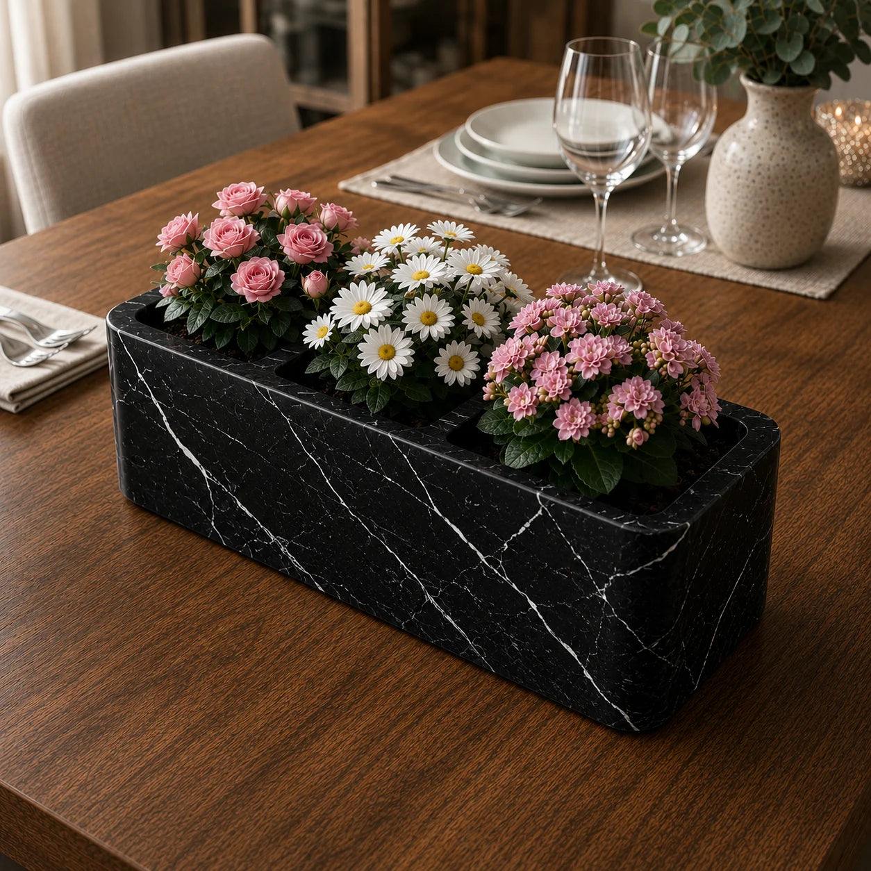 Eden Marble Planter
