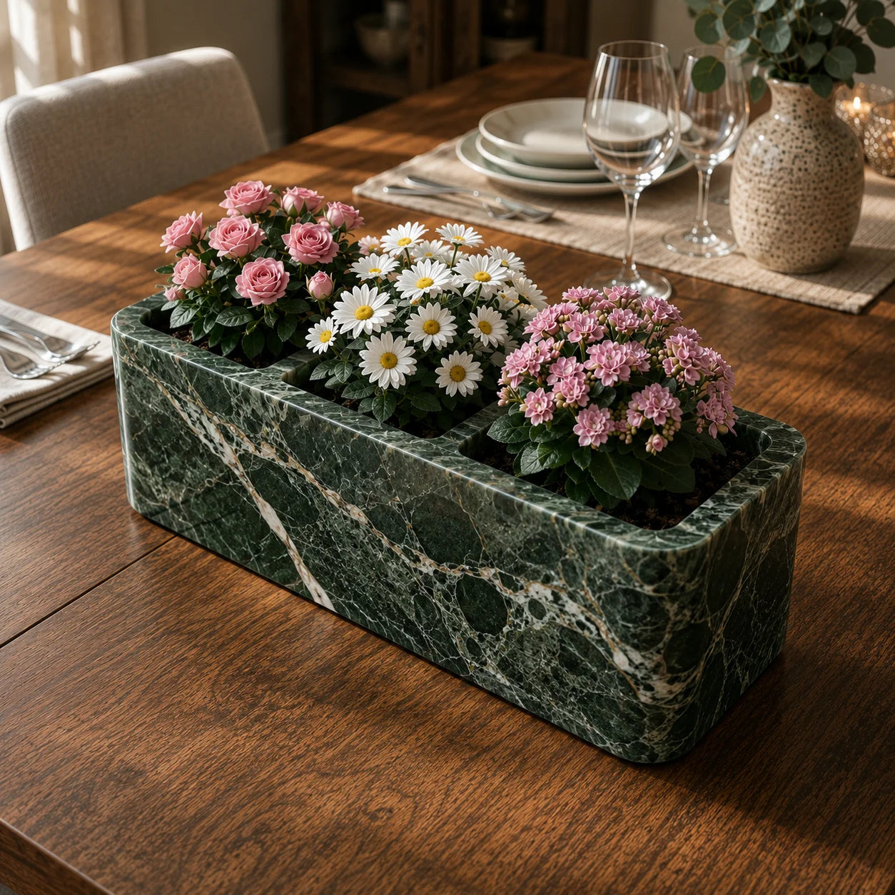 Eden Marble Planter