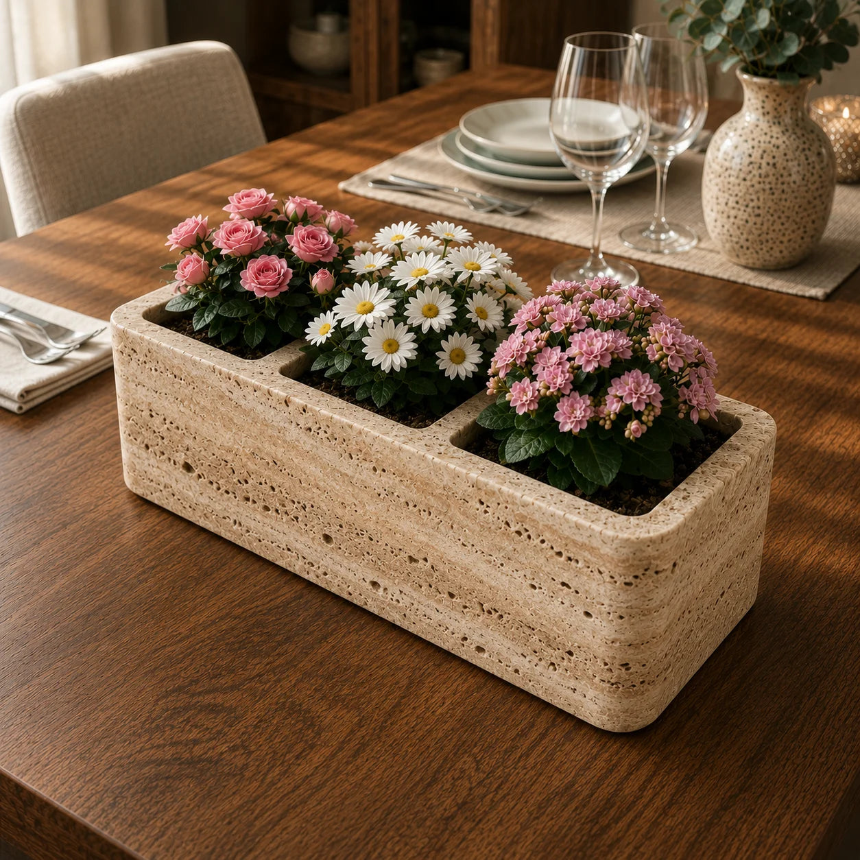 Eden Marble Planter