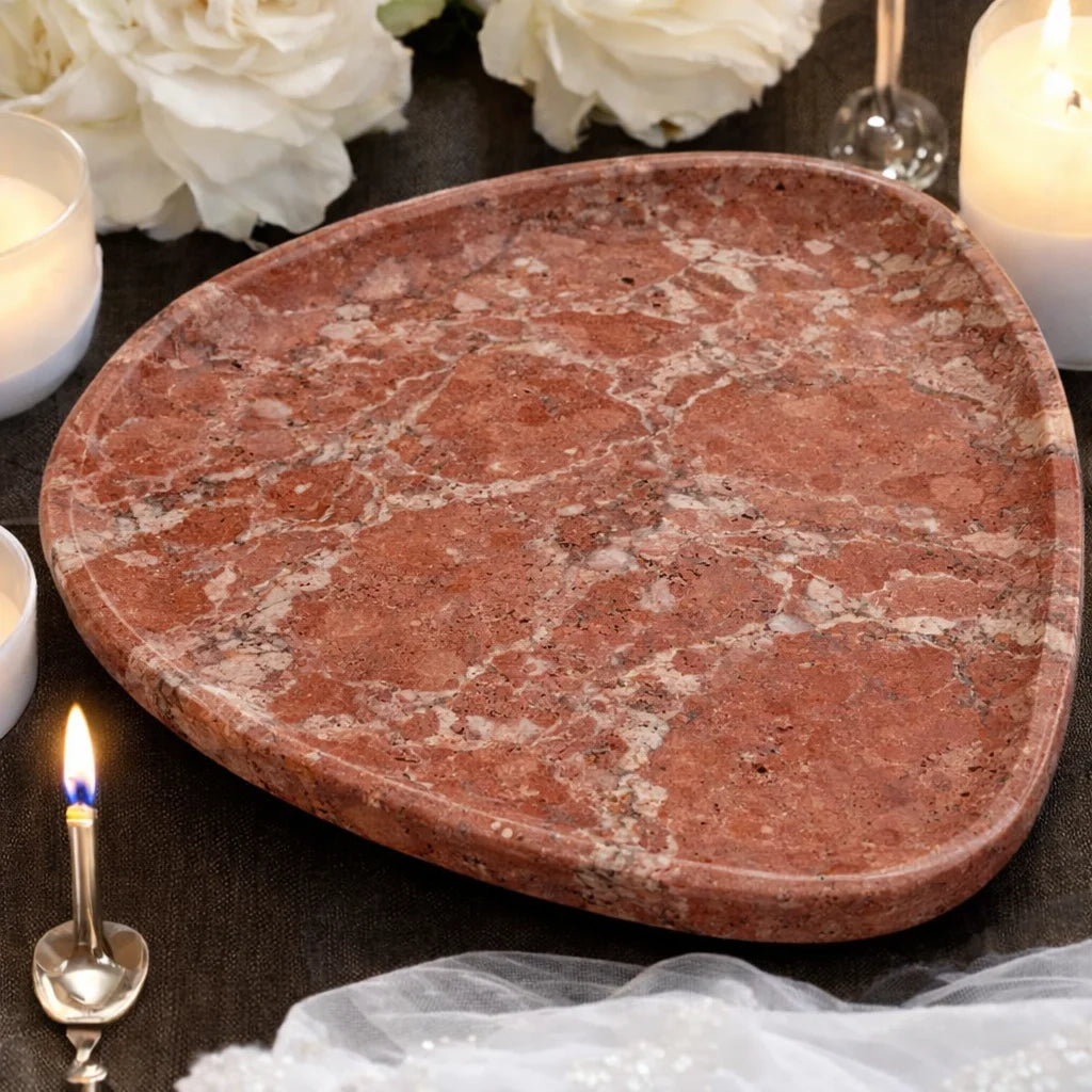Elegant Oval Design Serving Tray