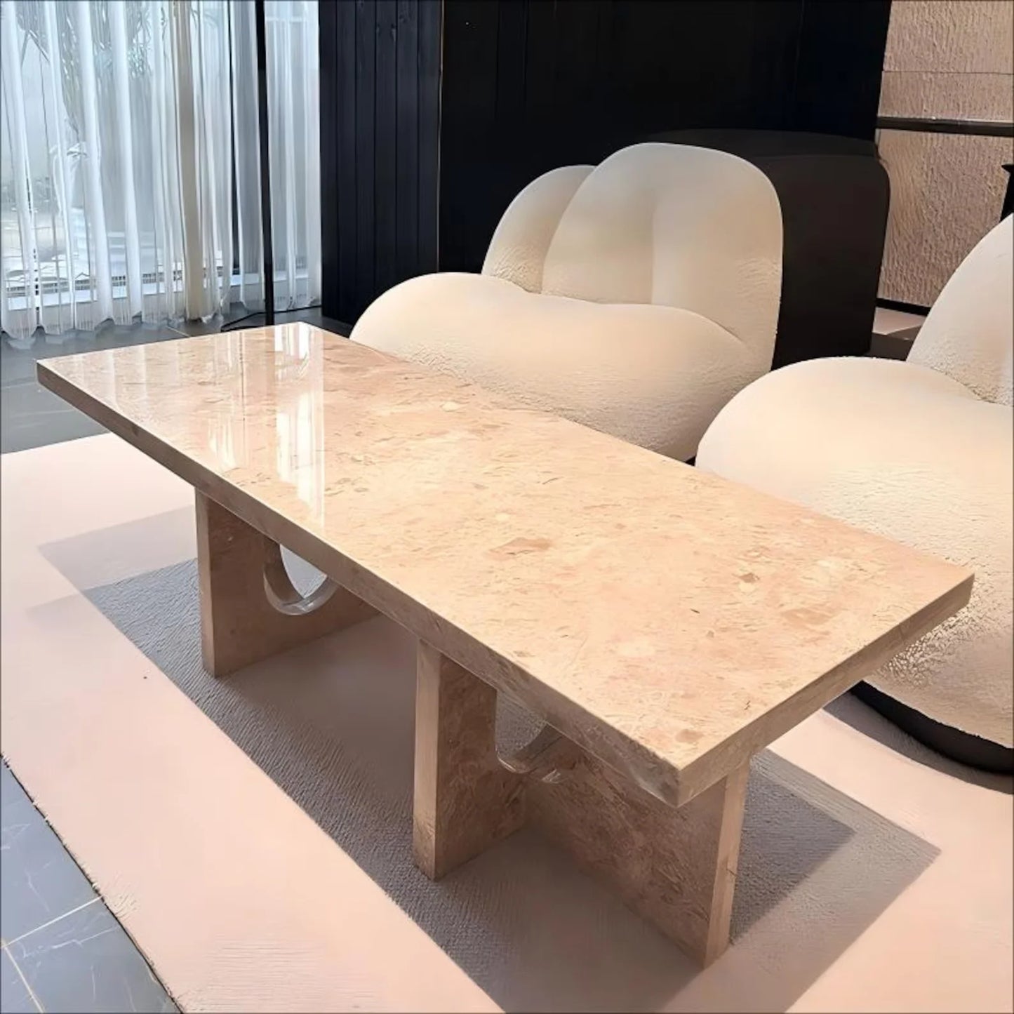 Elite Desert Stone Dining Table