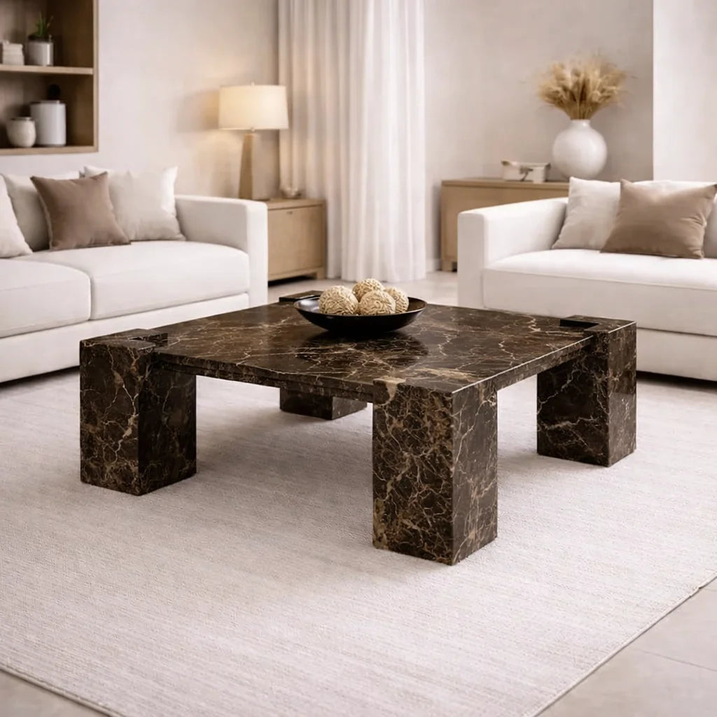 Emerald Forte Marble Coffee Table