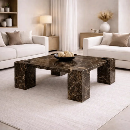 Emerald Forte Marble Coffee Table