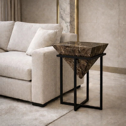 Trivanta Marble Side Table