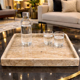 Gold Touch Marble Tray