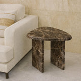 Valerio Luxe Stone Side Table