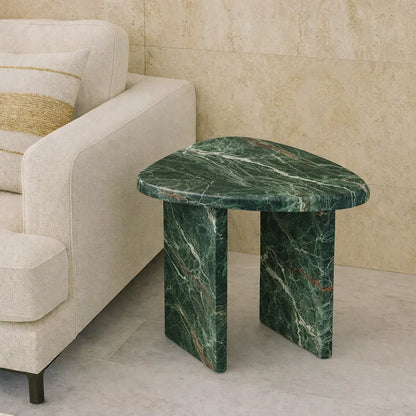Valerio Luxe Stone Side Table