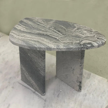 Gray Mist Gray Night White Marble Table for sitting room 