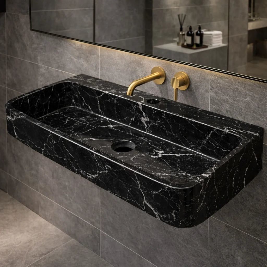 Hand Carved Marble Sink