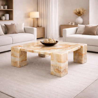 Emerald Forte Marble Coffee Table