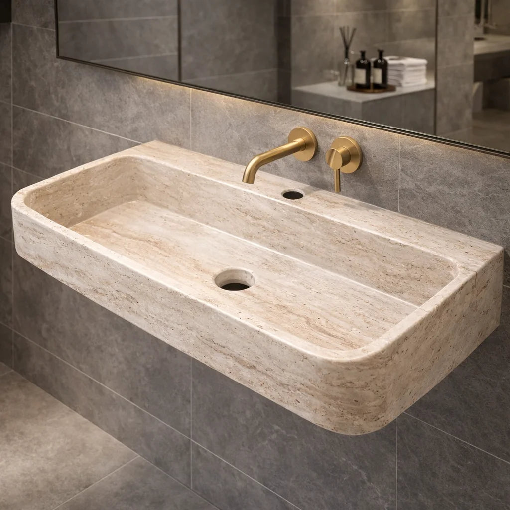 Hand Carved Marble Sink