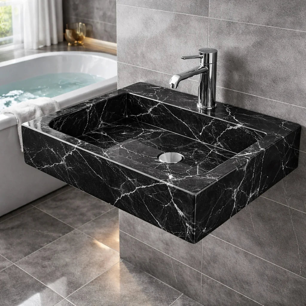 Handcrafted Natural Stone Basin