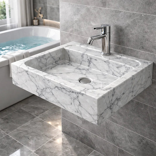 Handcrafted Natural Stone Basin