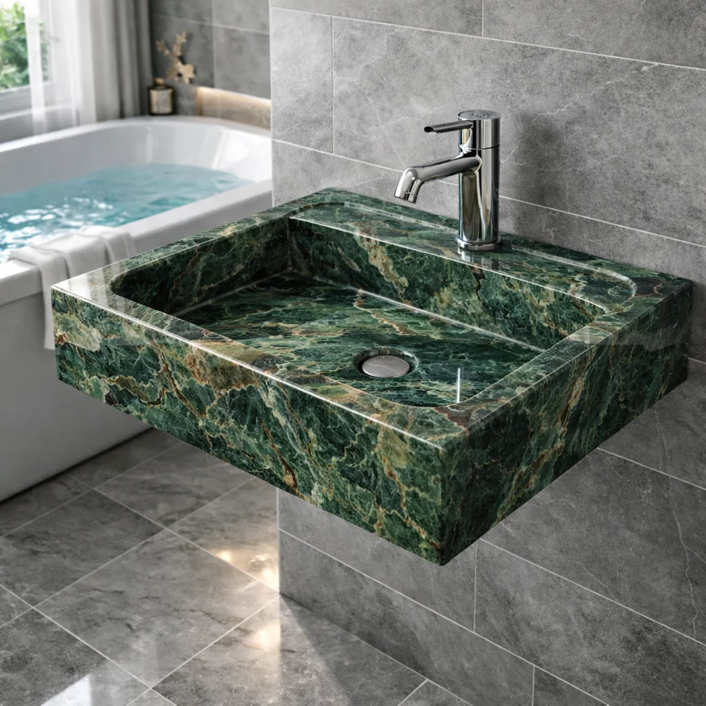 Handcrafted Natural Stone Basin