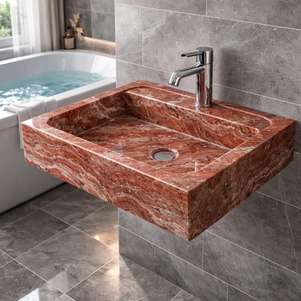 Handcrafted Natural Stone Basin