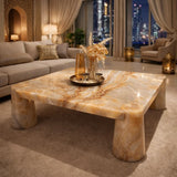 Carrara Royale Marble Coffee Table
