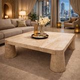 Carrara Royale Marble Coffee Table