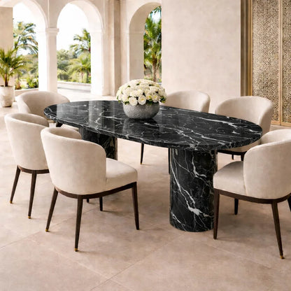 Noirva Marble Dining Table