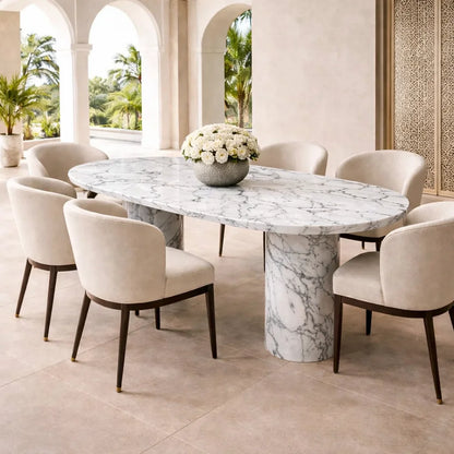 Noirva Marble Dining Table