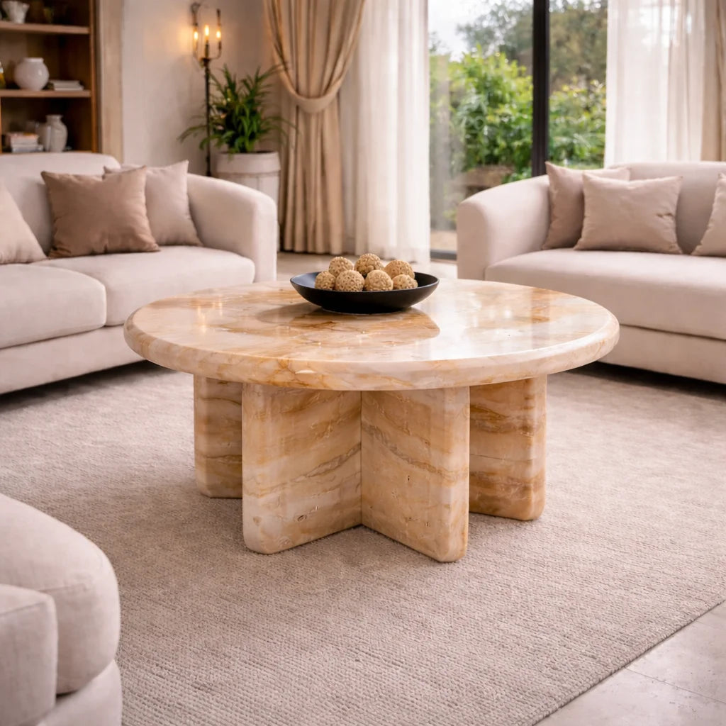 Handmade Elegant Natural Coffee Table