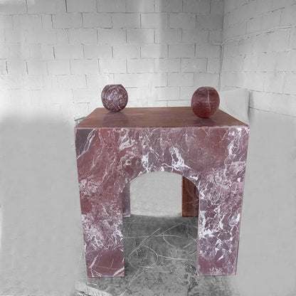 Handmade Luxury Calacatta Viola Marble Table 
