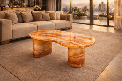 Carrara Flow Marble Coffee Table
