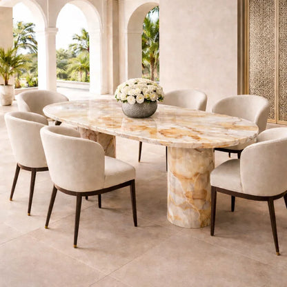 Noirva Marble Dining Table