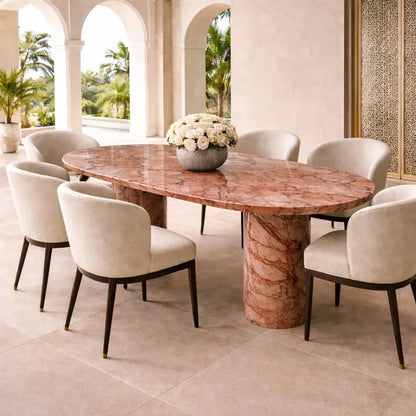 Noirva Marble Dining Table