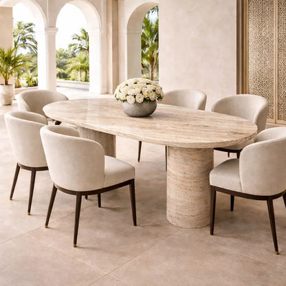 Noirva Marble Dining Table