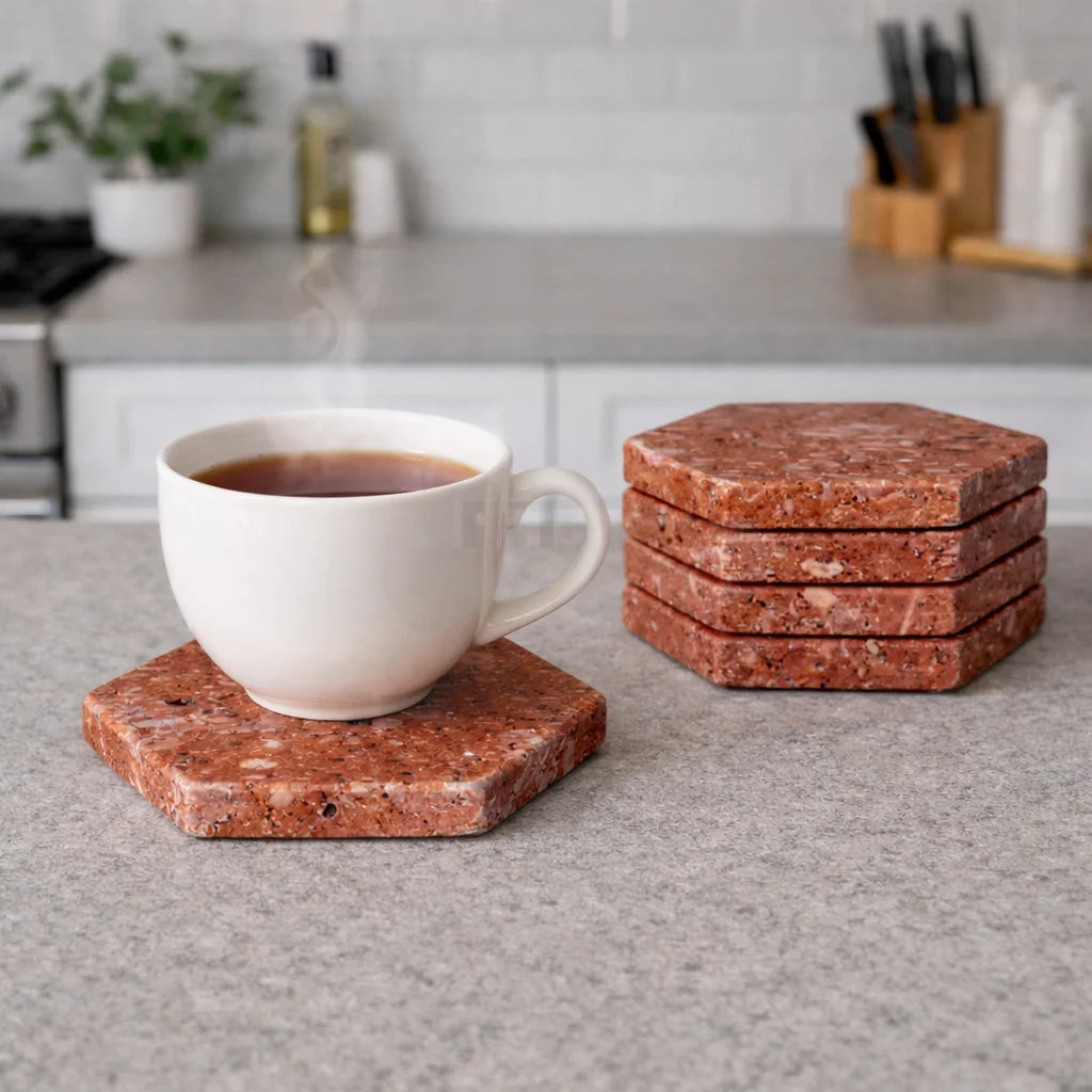 Hexagon Coffee Coasters