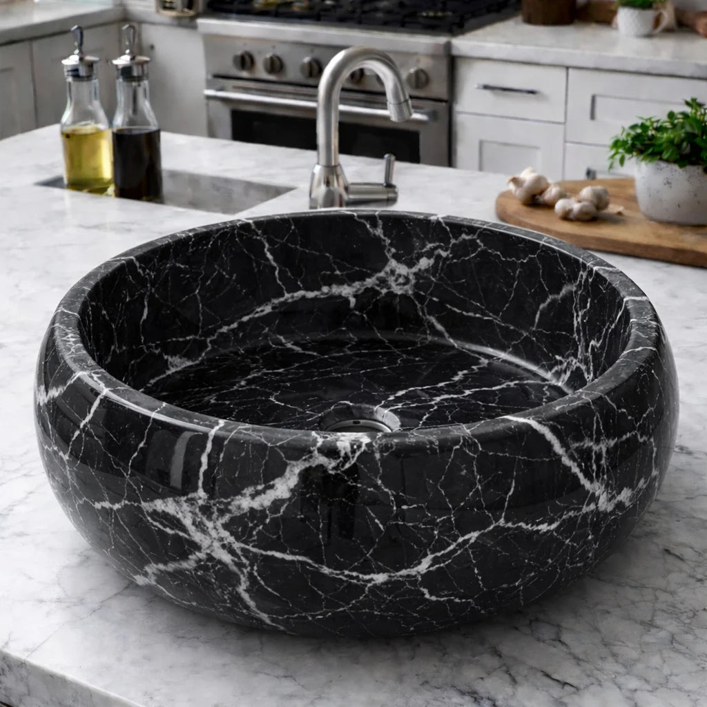 Honed Chamfered Stone sink