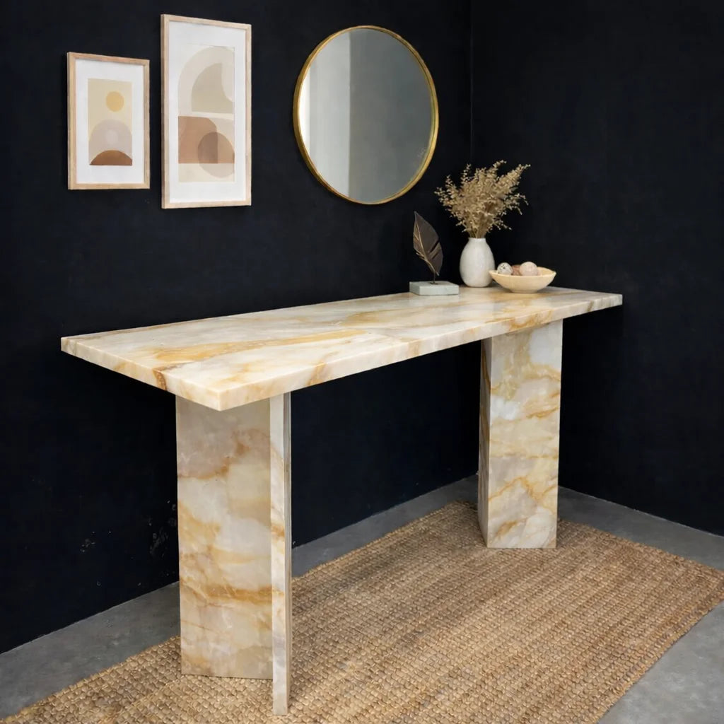 Imperial Stone Console Table