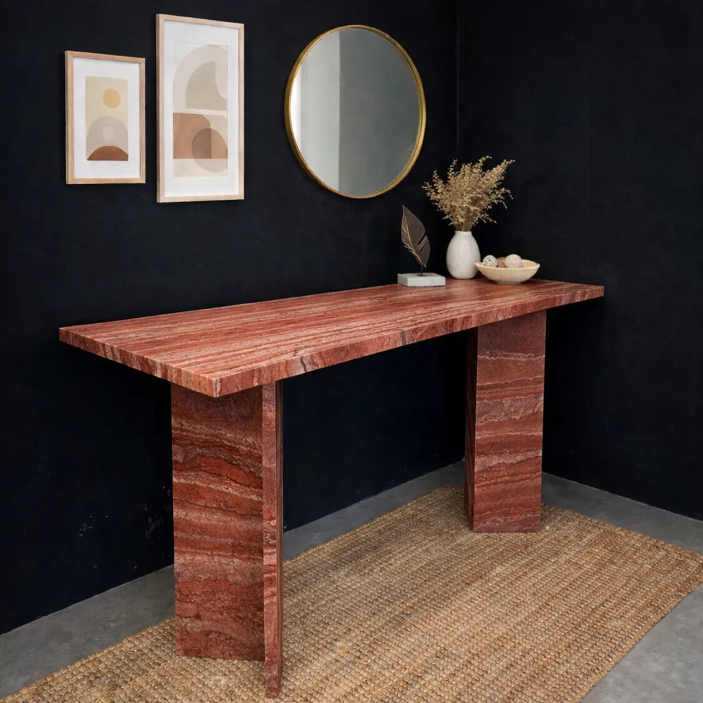 Imperial Stone Console Table