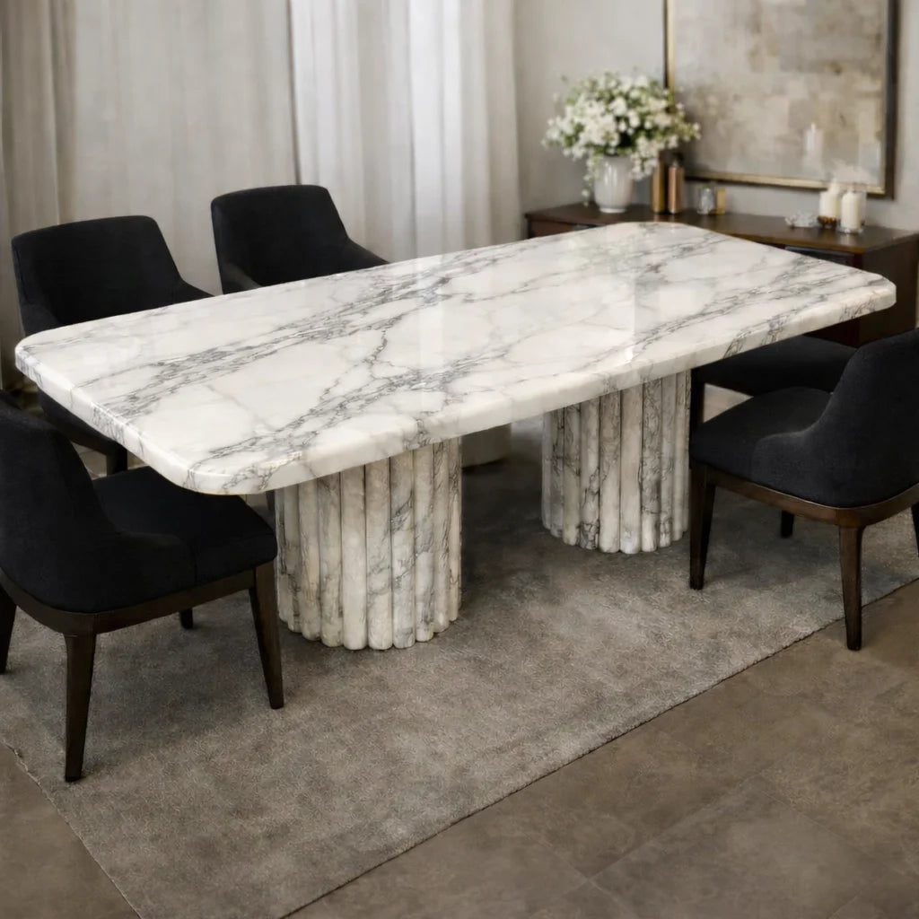 Imperial Vein Marble dining Table