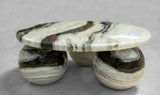 Jungle green and white Marble Coffee Table