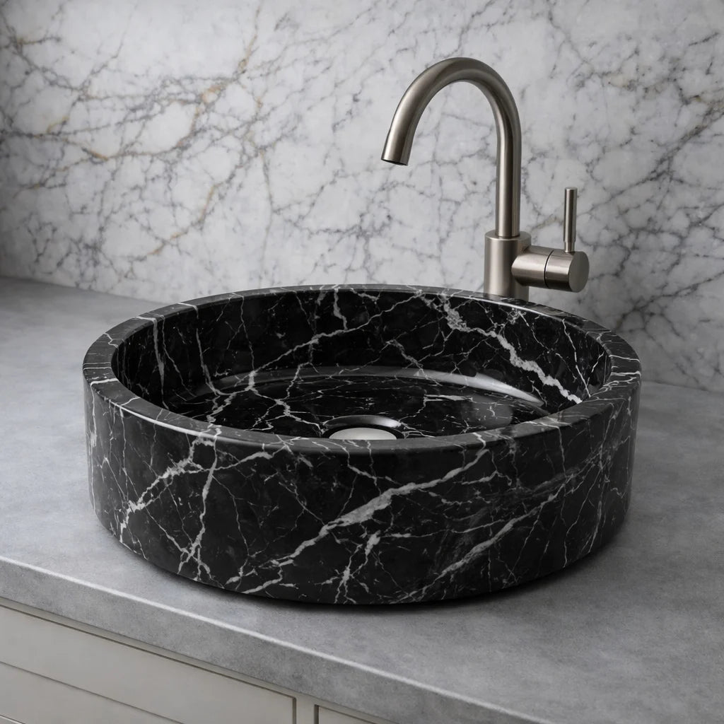 Lilac Marble Bathroom Sink