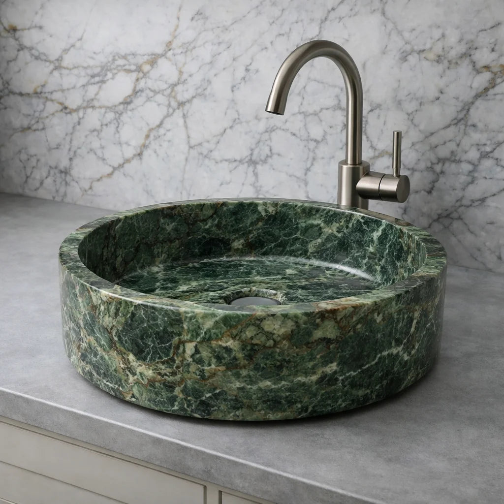 Lilac Marble Bathroom Sink