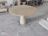 Luna Marble Round Dining Table