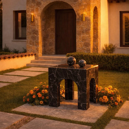 Riviera Luxe Marble Accent Table