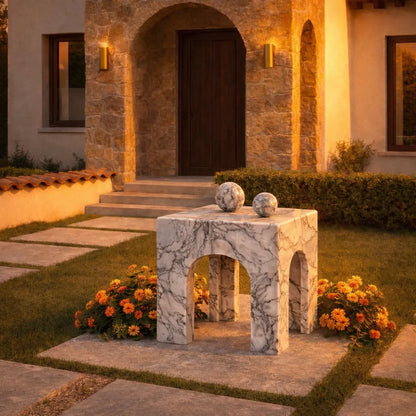 Riviera Luxe Marble Accent Table