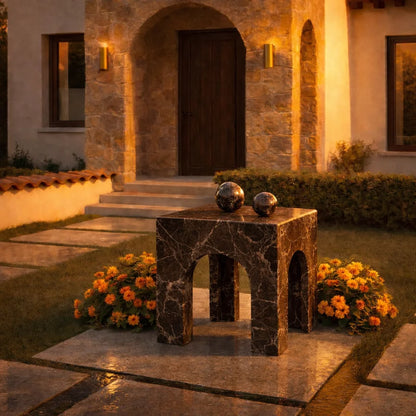 Riviera Luxe Marble Accent Table