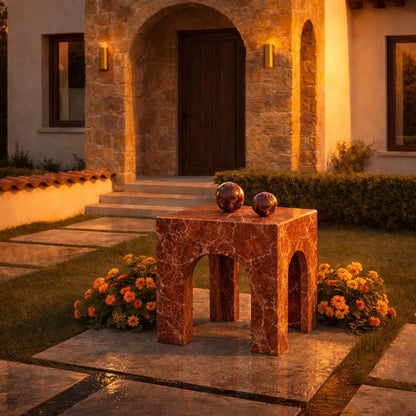 Riviera Luxe Marble Accent Table