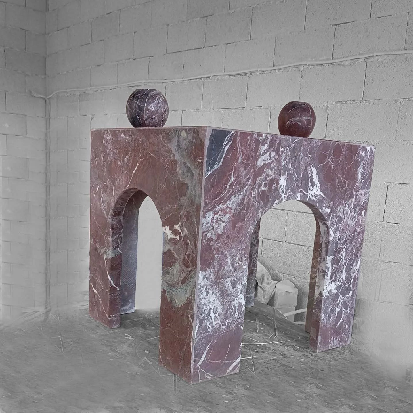 Luxury Calacatta Viola Marble Table in Ajman