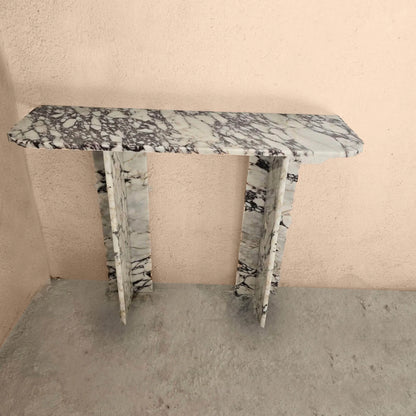 Luxury Calcatta Violet Marble Side Table
