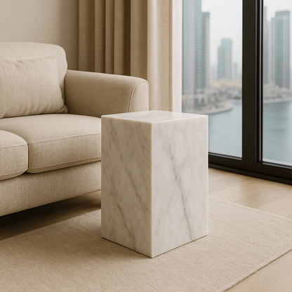 Averon Luxe Stone Side Table