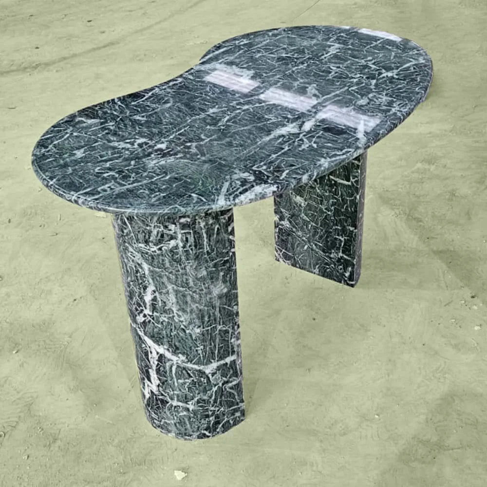 luxury green marble dining table interior