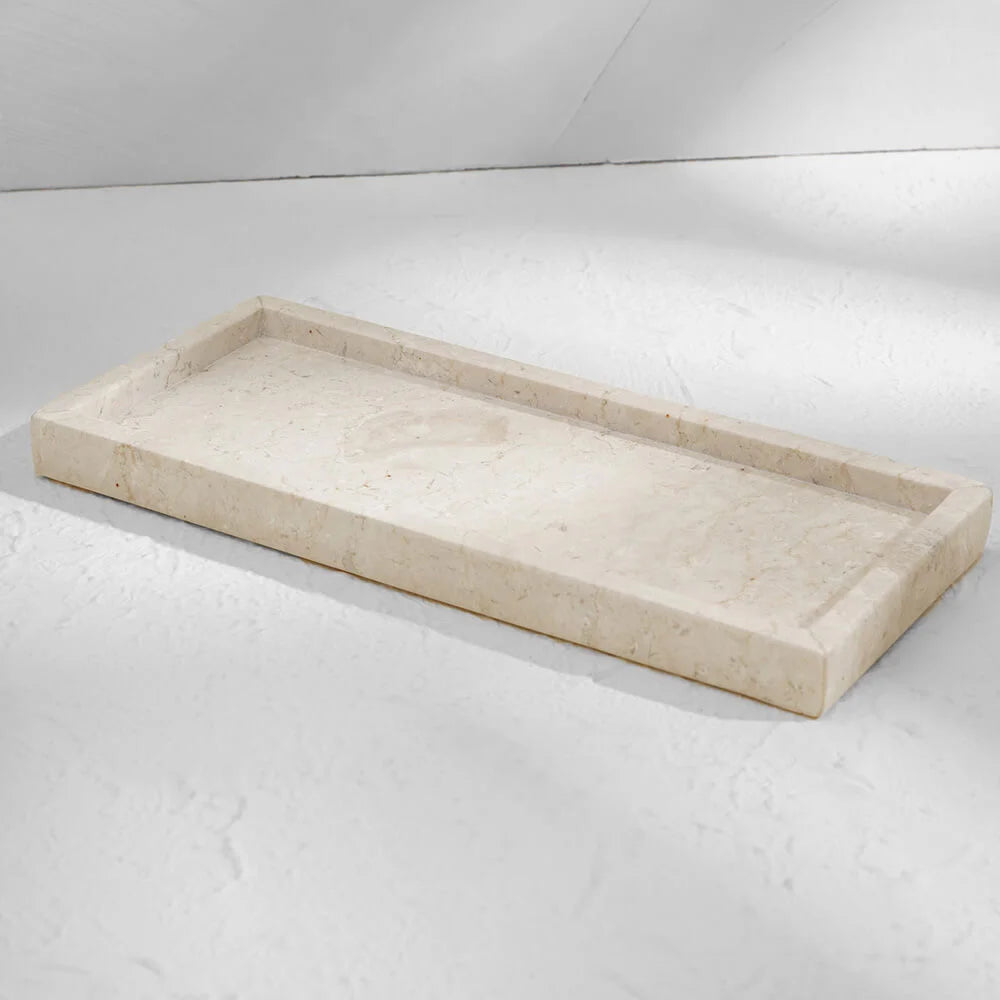 Luxury Handcrafted Marble Decorative Tray 